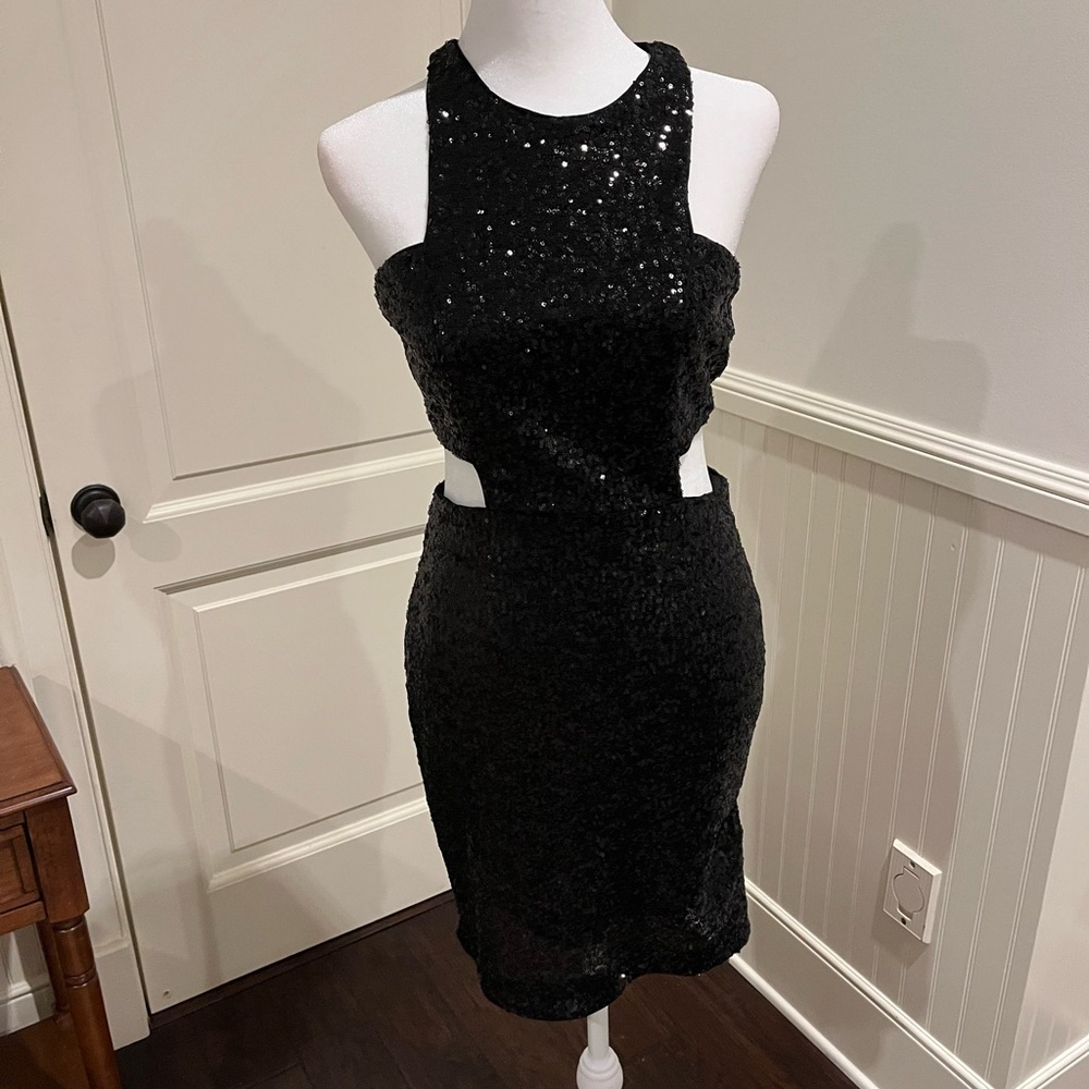 Express sequin dress